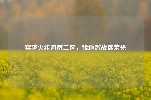 穿越火线河南二区，豫地激战展荣光