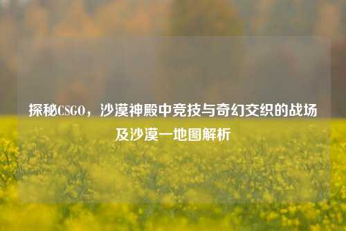 探秘CSGO，沙漠神殿中竞技与奇幻交织的战场及沙漠一地图解析