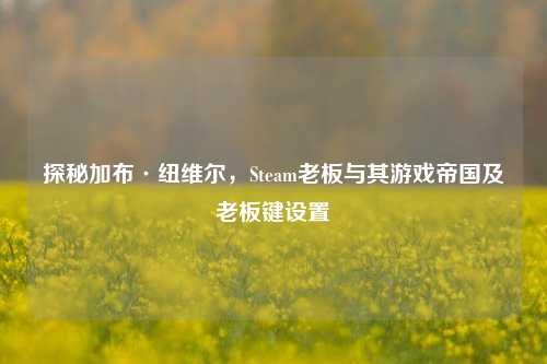探秘加布·纽维尔，Steam老板与其游戏帝国及老板键设置