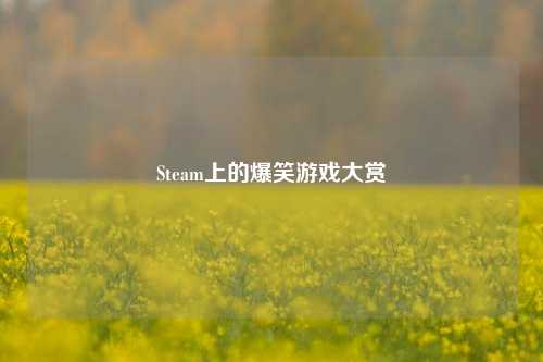 Steam上的爆笑游戏大赏