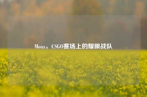 Mouz，CSGO赛场上的耀眼战队