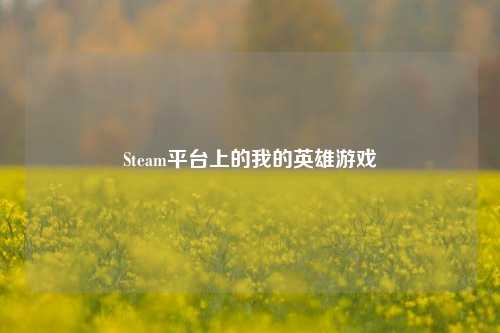 Steam平台上的我的英雄游戏