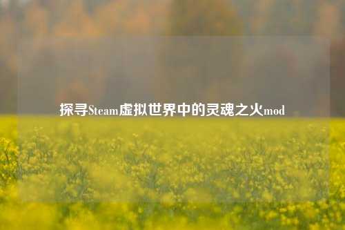 探寻Steam虚拟世界中的灵魂之火mod