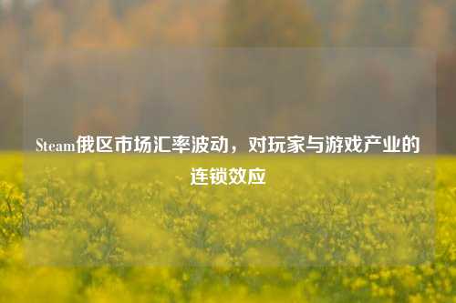 Steam俄区市场汇率波动，对玩家与游戏产业的连锁效应