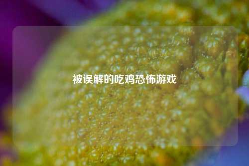 被误解的吃鸡恐怖游戏