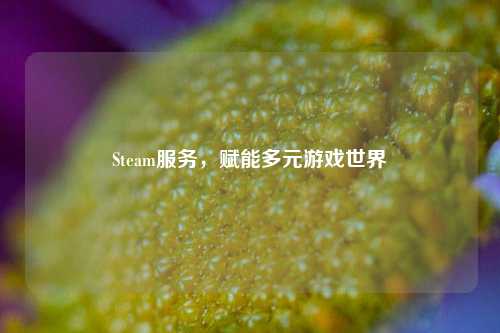 Steam服务，赋能多元游戏世界
