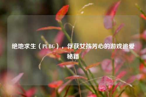 绝地求生（PUBG），俘获女孩芳心的游戏追爱秘籍