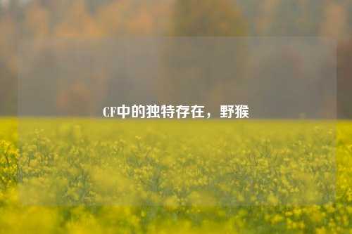 CF中的独特存在，野猴