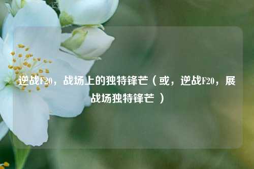逆战F20，战场上的独特锋芒（或，逆战F20，展战场独特锋芒 ）