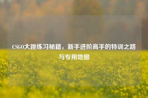 CSGO大跳练习秘籍，新手进阶高手的特训之路与专用地图