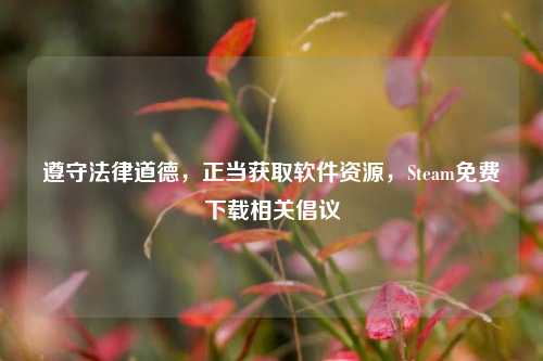 遵守法律道德，正当获取软件资源，Steam免费下载相关倡议