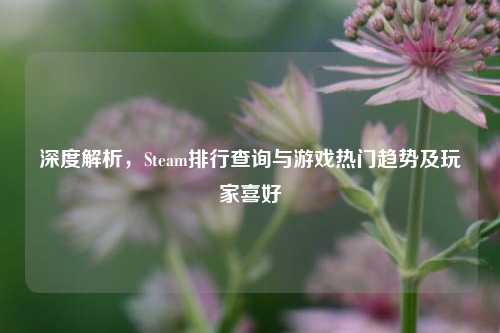 深度解析，Steam排行查询与游戏热门趋势及玩家喜好