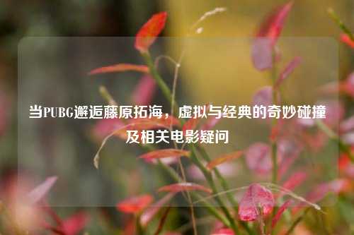 当PUBG邂逅藤原拓海，虚拟与经典的奇妙碰撞及相关电影疑问