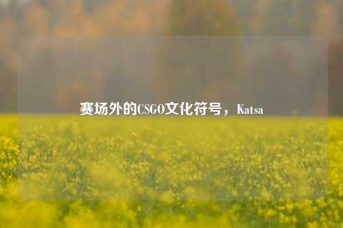 赛场外的CSGO文化符号，Katsa