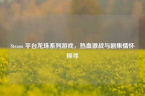 Steam 平台龙珠系列游戏，热血激战与剧集情怀探寻