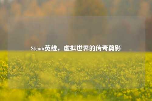 Steam英雄，虚拟世界的传奇剪影