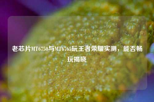老芯片MT6750与MT6765玩王者荣耀实测，能否畅玩揭晓